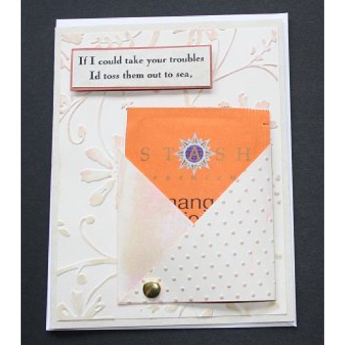 Greeting Cards with Tea Bags